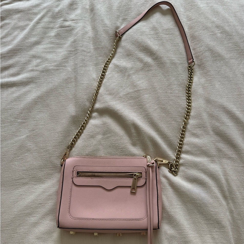 Pink Rebecca minkoff cross body bag